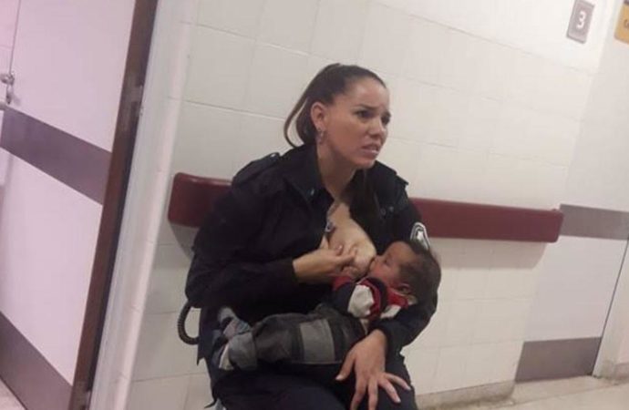 Is motherhood the ultimate accessory? models in labor, breastfeeding on runway